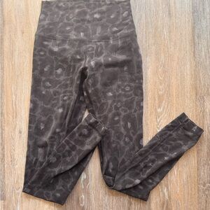 Lululemon Align High Waist Leopard Print Leggings Size 4